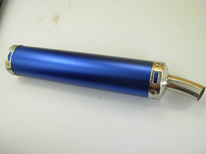 Performance Muffle exhaust GY6 50cc Matte Blue - S - ChinesePartsPro