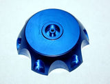 BLUE Alloy Gas Fuel Petrol Tank Cap + Breather 110cc 125cc PIT Trail Dirt Bike